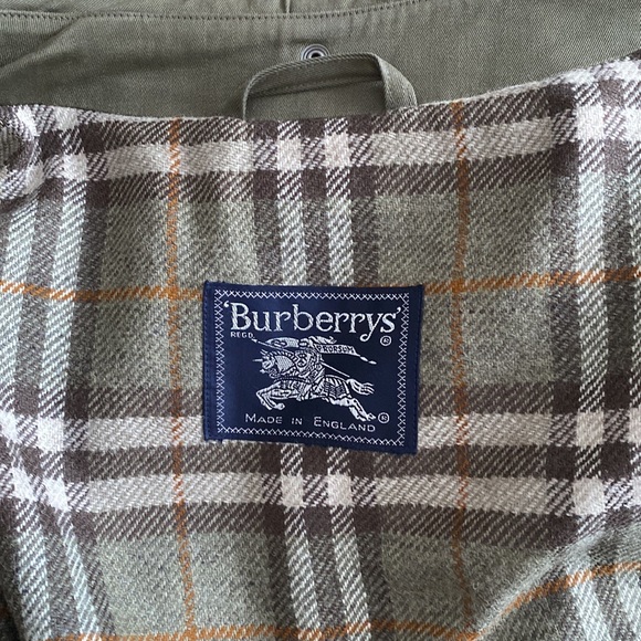 Men’s Burberry (read description) wool lined canvas trench - Picture 3 of 12